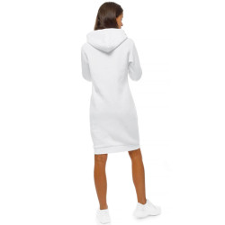 Women's white hooded dress Margaret