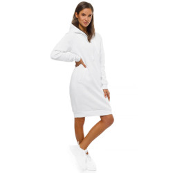 Women's white hooded dress Margaret
