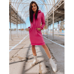 Sieviešu rozā kleita ar kapuci Margaret