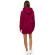 Women's burgundy hooded dress Megan JS/YS10003/21 - For women Women's burgundy hooded dress Megan JS/YS10003/21