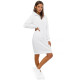 Women's white hooded dress Margaret JS/YS10005/1 - For women Women's white hooded dress Margaret JS/YS10005/1
