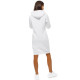 Women's white hooded dress Margaret JS/YS10005/1 - For women Women's white hooded dress Margaret JS/YS10005/1