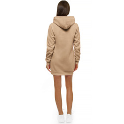 Sieviešu kleita brūna ar kapuci Megan Sieviešu kleita brūna ar kapuci Megan