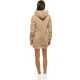 Women's brown hooded dress Megan JS/YS10003/6 - For women Women's brown hooded dress Megan JS/YS10003/6