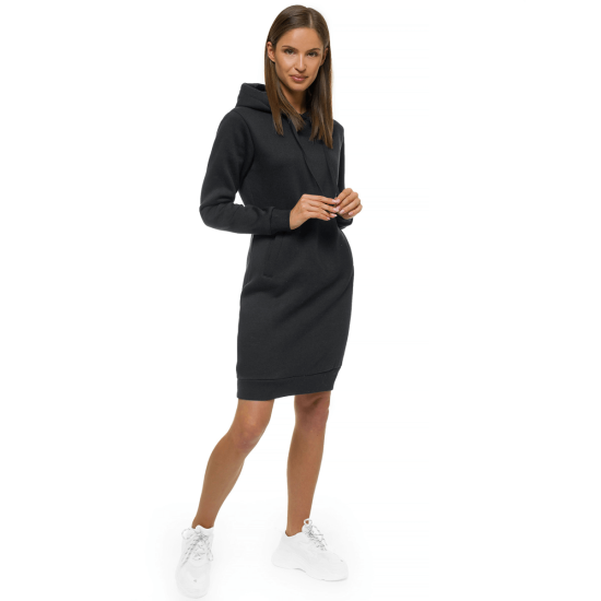 Women's black hooded dress Margaret JS/YS10005/3 - For women Women's black hooded dress Margaret JS/YS10005/3