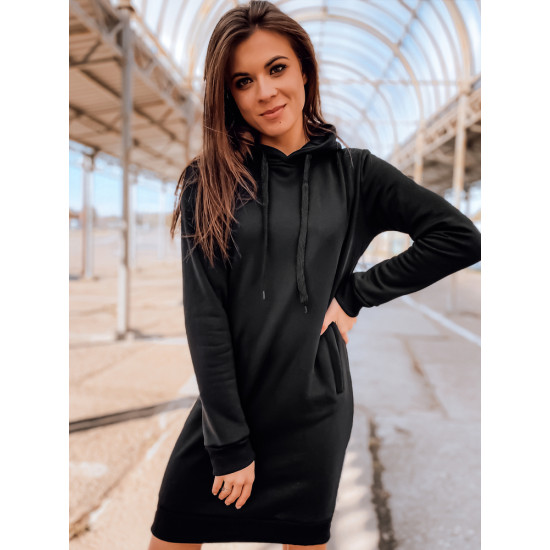 Women's black hooded dress Margaret JS/YS10005/3 - For women Women's black hooded dress Margaret JS/YS10005/3