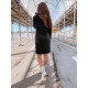 Women's black hooded dress Margaret JS/YS10005/3 - For women Women's black hooded dress Margaret JS/YS10005/3