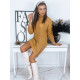 Knitted women's yellow dress Snor MY1866 - For women Knitted women's yellow dress Snor MY1866