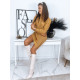 Knitted women's yellow dress Snor MY1866 - For women Knitted women's yellow dress Snor MY1866