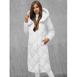 Balta sieviešu stepēta ziemas jaka Coco