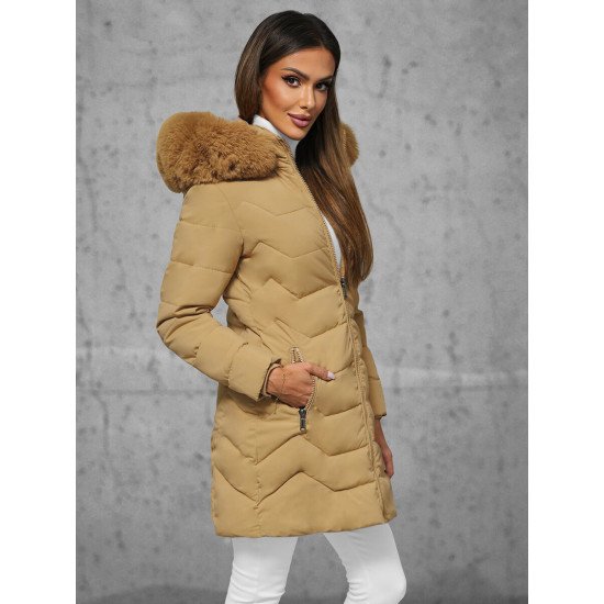 Bēšs sieviešu ziemas jaka Tamira JS/16M9121/62 - Rīcība Bēšs sieviešu ziemas jaka Tamira JS/16M9121/62