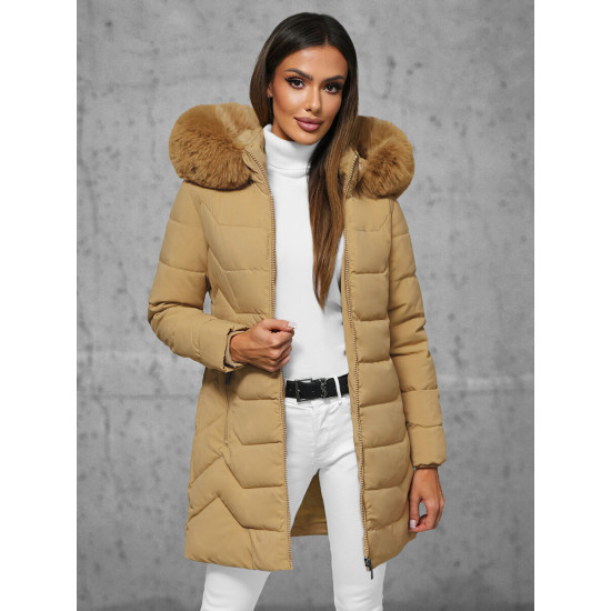 Bēšs sieviešu ziemas jaka Tamira JS/16M9121/62 - Rīcība Bēšs sieviešu ziemas jaka Tamira JS/16M9121/62