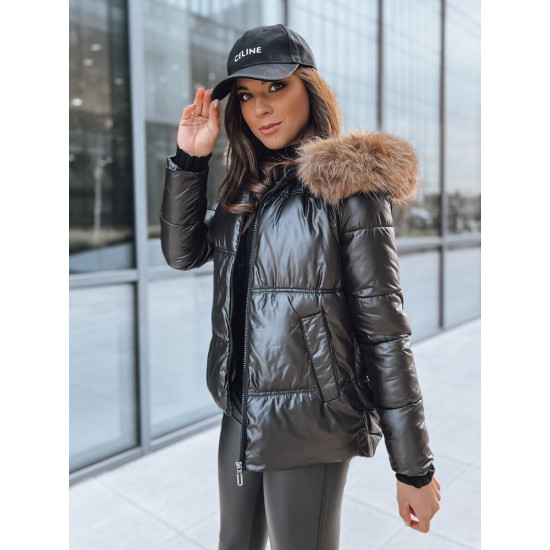 Melna sieviešu jaka Sparkle TY3953