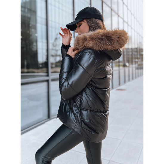 Melna sieviešu jaka Sparkle TY3953
