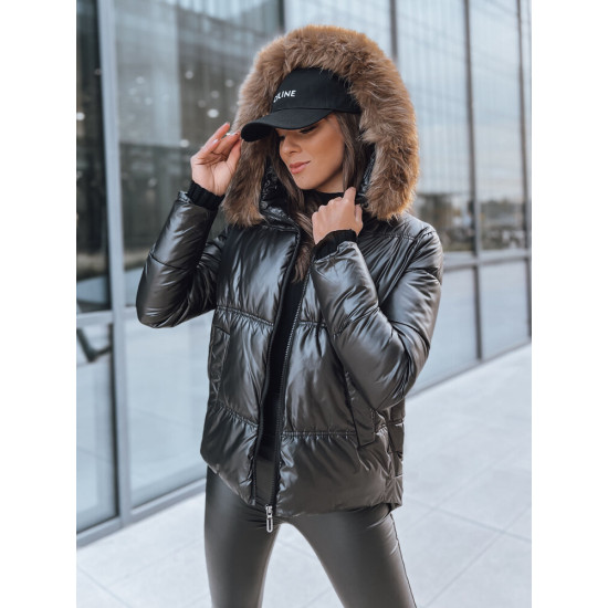 Melna sieviešu jaka Sparkle TY3953