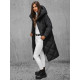 Melna sieviešu stepēta ziemas jaka Coco JS/5M3173/392 - Rīcība Melna sieviešu stepēta ziemas jaka Coco JS/5M3173/392