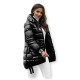 Black glossy jacket Agor JS/5M3188/392Z - Action Black glossy jacket Agor JS/5M3188/392Z