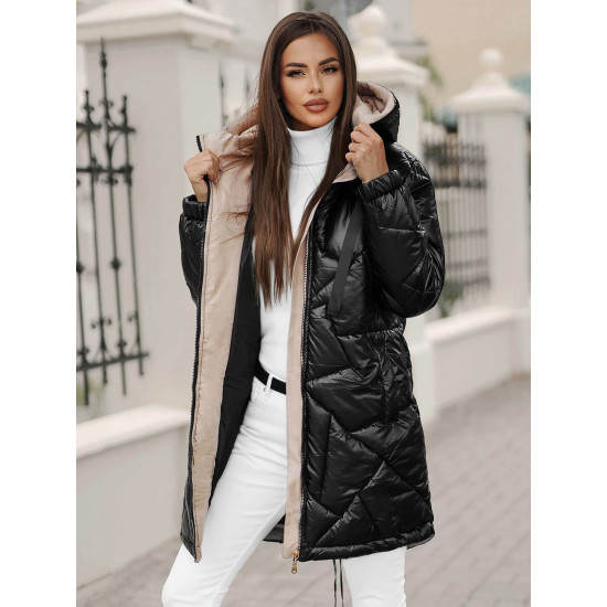 Melna ziemas jaka Luter JS/5M3189/392Z - Rīcība Melna ziemas jaka Luter JS/5M3189/392Z