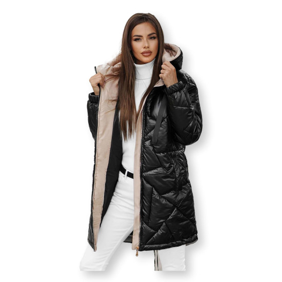 Melna ziemas jaka Luter JS/5M3189/392Z - Rīcība Melna ziemas jaka Luter JS/5M3189/392Z