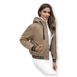 Sieviešu brūna jaka Carit