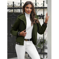 Sieviešu zaļā jaka Ital