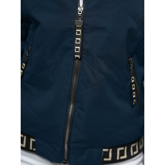 Tumši zila jaka Sanar JS/5M3161/215 - Sievietēm Tumši zila jaka Sanar JS/5M3161/215
