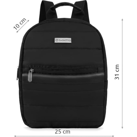 Melna mugursoma Koret ZG778 - Aksesuāri sievietēm Melna mugursoma Koret ZG778