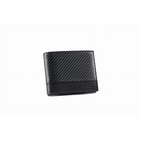 Vīriešu dabīgās ādas maks Carbon (melns) ZG-N992-F7 Premium