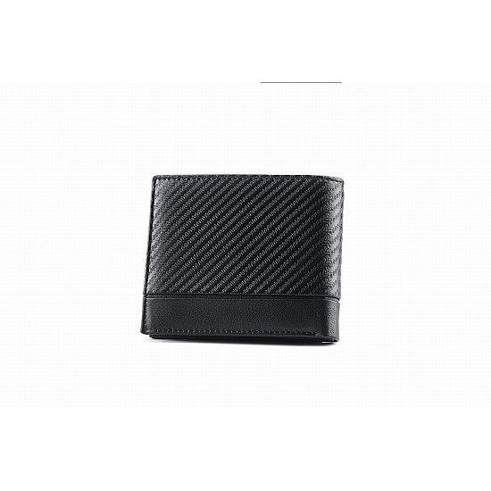Vīriešu dabīgās ādas maks Carbon (melns) ZG-N992-F7 Premium