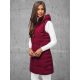 Sieviešu bordo krāsas stepēta veste Dona JS/16M9096/06Z - Rīcība Sieviešu bordo krāsas stepēta veste Dona JS/16M9096/06Z