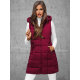 Sieviešu bordo krāsas stepēta veste Dona JS/16M9096/06Z - Rīcība Sieviešu bordo krāsas stepēta veste Dona JS/16M9096/06Z