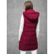 Sieviešu bordo krāsas stepēta veste Dona JS/16M9096/06Z - Rīcība Sieviešu bordo krāsas stepēta veste Dona JS/16M9096/06Z