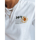 Balts T-krekls Joy RY2274 - Rīcība Balts T-krekls Joy RY2274