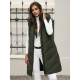 Garā tumši zaļā veste Toter JS/5M3152/136Z - Sievietēm Garā tumši zaļā veste Toter JS/5M3152/136Z
