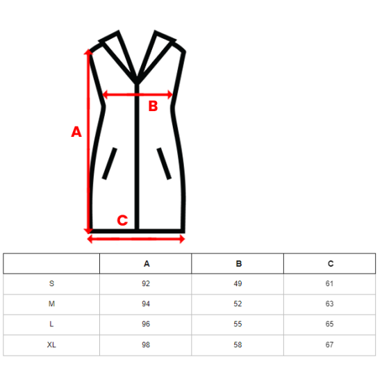 Ilga melna veste Toter JS/5M3152/392Z - Sievietēm Ilga melna veste Toter JS/5M3152/392Z