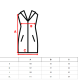 Melna gara veste Apter JS/5M3157/392Z - Melna gara veste Apter JS/5M3157/392Z