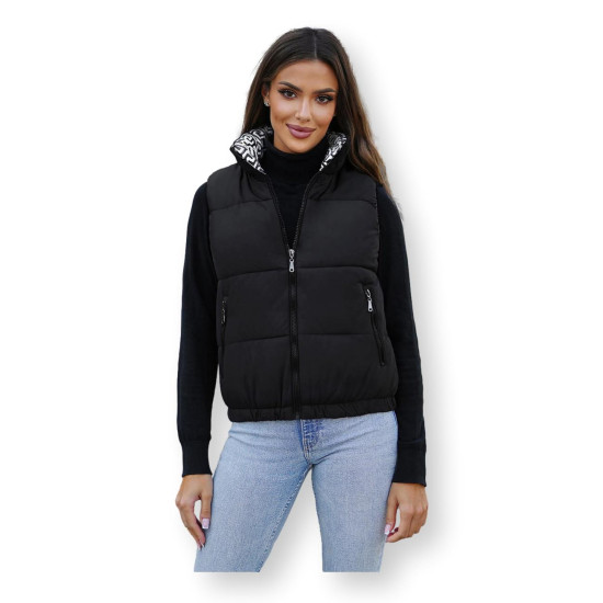Melna veste Debor JS/16M9092/392 - Sievietēm Melna veste Debor JS/16M9092/392