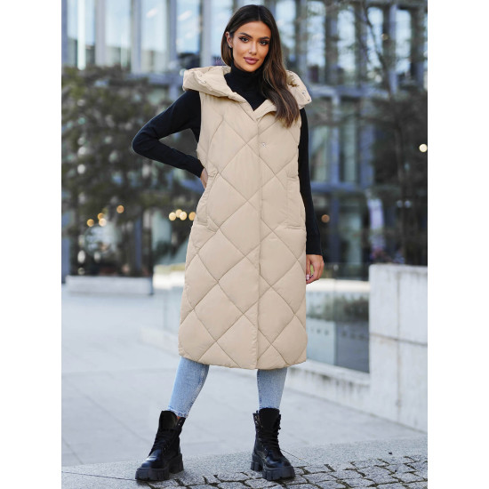 Kiket brūna garā veste JS/5M3165/62 - Rīcība Kiket brūna garā veste JS/5M3165/62