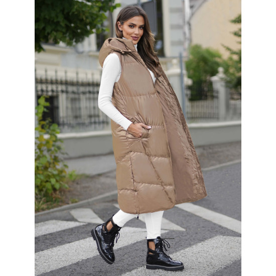 Kuker veste brūnā krāsā JS/5M3183/84Z - Rīcība Kuker veste brūnā krāsā JS/5M3183/84Z