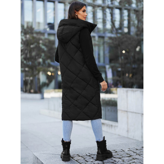 Melna gara veste Kiket JS/5M3165/392 - Rīcība Melna gara veste Kiket JS/5M3165/392