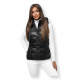 Melna veste Bizer JS/5M3133/392 - Sievietēm Melna veste Bizer JS/5M3133/392