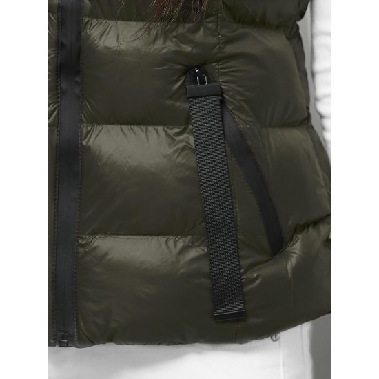 Tumši zaļa veste Bizer JS/5M3133/136 - Sievietēm Tumši zaļa veste Bizer JS/5M3133/136