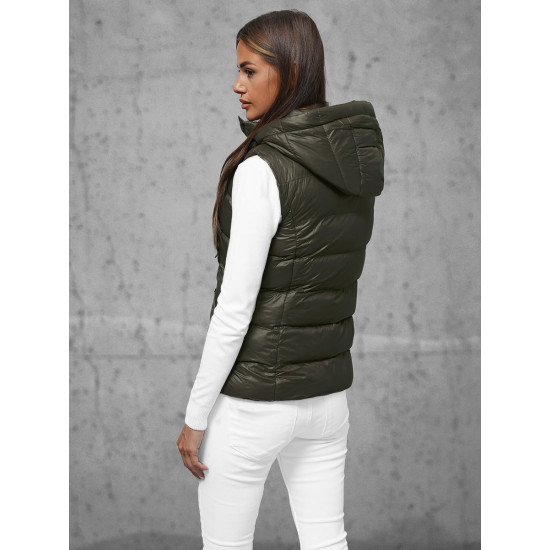 Tumši zaļa veste Bizer JS/5M3133/136 - Sievietēm Tumši zaļa veste Bizer JS/5M3133/136
