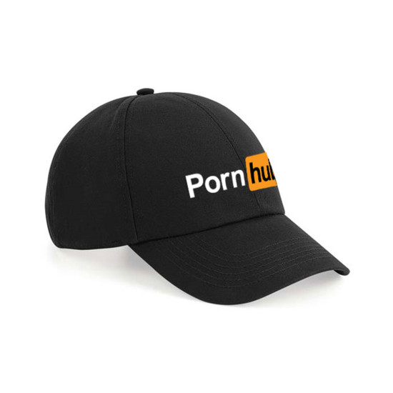 Unisex cepure melna Pornhub PK3014 - Aksesuāri vīriešiem Unisex cepure melna Pornhub PK3014