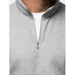 Gaiši pelēks vīriešu džemperis Silon