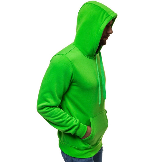 Akcija Zaļās krāsas vīriešu džemperis ar kapuci Buvoli JS/2009