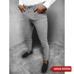 Vīriešu gaiši pelēkas bikses Luki