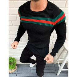 Akcija Melns vīriešu džemperis Somel