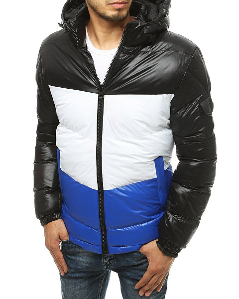 Vīriešu melna ziemas jaka Mivol