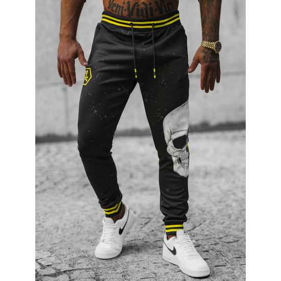Men's black pants Naras JS/K10228Z - Trousers Men's black pants Naras JS/K10228Z